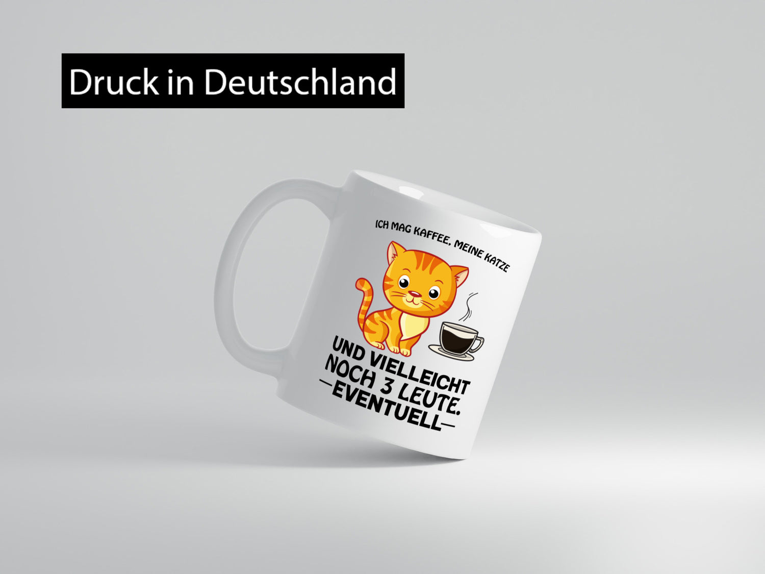 Ich mag Kaffee lustiger Spruch Geschenk Humor Geschenkidee Tasse