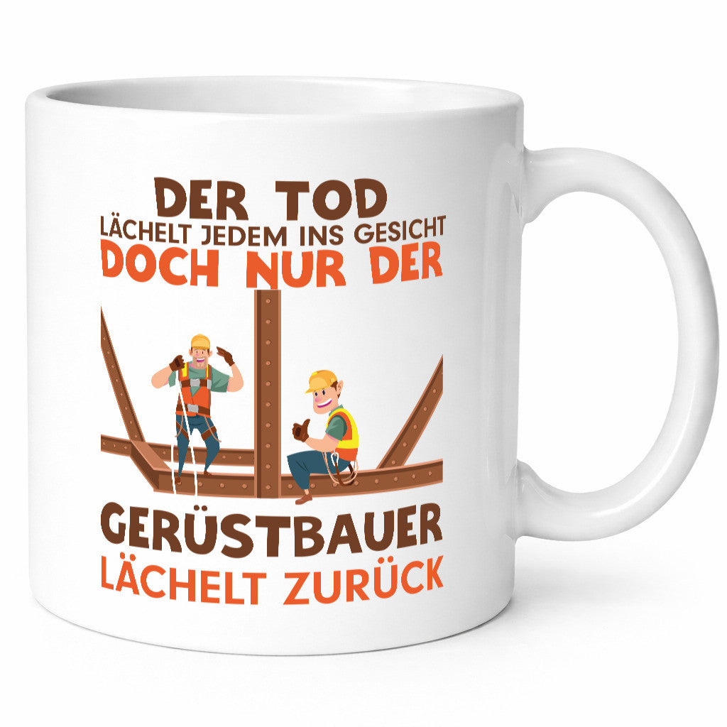 Gerüstbauer Spruch | Baustelle Tasse Humor lustig Geschenkidee Geschenk