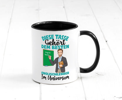 Im Universum: Englischlehrer | Schule Englisch lustiger Spruch Geschenk Humor Tasse