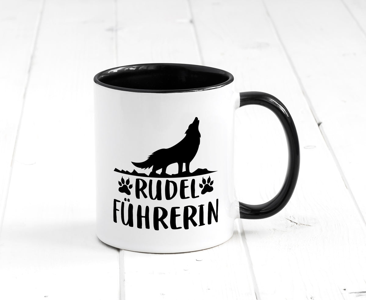 Rudelführerin | Frauen Tasse Hundebesitzerin Hund lustiger Spruch Geschenk