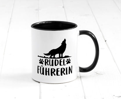 Rudelführerin | Frauen Tasse Hundebesitzerin Hund lustiger Spruch Geschenk