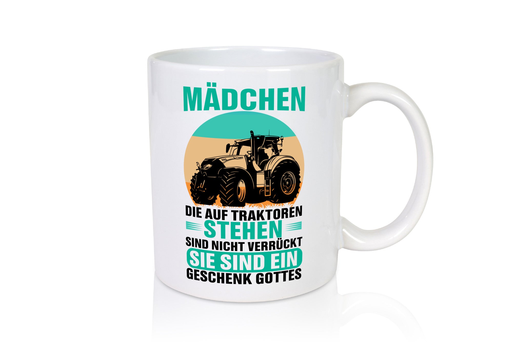 Mädchen die auf Traktoren stehen | Landwirt Bauer lustiger Spruch Geschenk
