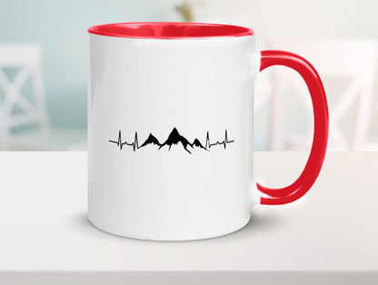 Berge Motiv | Alpen Skifahren Skiurlaub Apres Ski Geschenkidee Humor Tasse