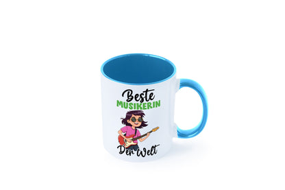 Beste Musikerin | Musik Musikantin v2 Geschenkidee Humor Tasse