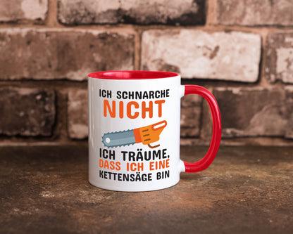 Ich schnarche nicht lustiger Spruch Geschenk Humor Geschenkidee Tasse