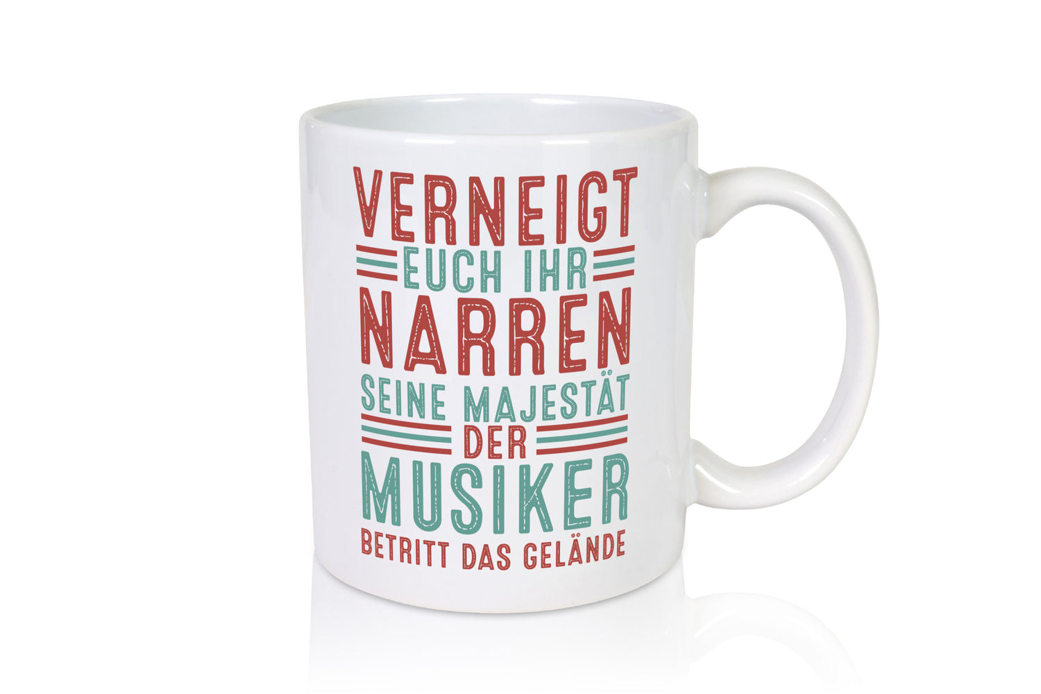 Verneigt euch: Musiker | Musik Musikant Geschenkidee Humor Tasse