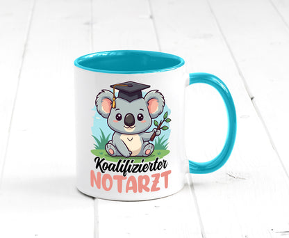 Koalifizierter Notarzt | Arzt Geschenk Humor Geschenkidee lustiger Spruch Tasse