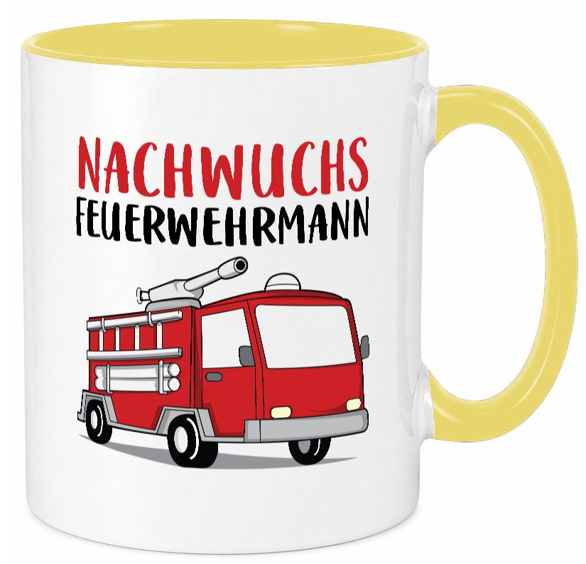 Nachwuchs Feuerwehrmann | Feuerwher Humor Geschenkidee Tasse