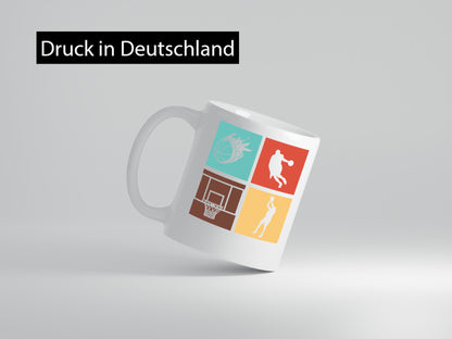 Basketball | Sportfan Slam Dunk Teamplayer NBA Humor Geschenkidee Tasse
