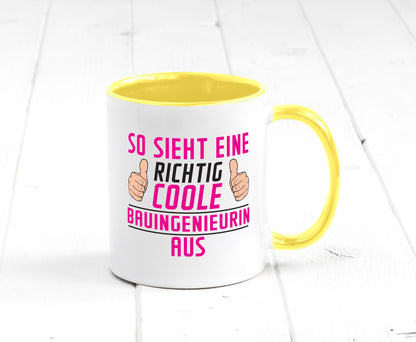 Richtig Coole Bauingenieurin | Ingenieurin lustig Humor Geschenkidee Geschenk