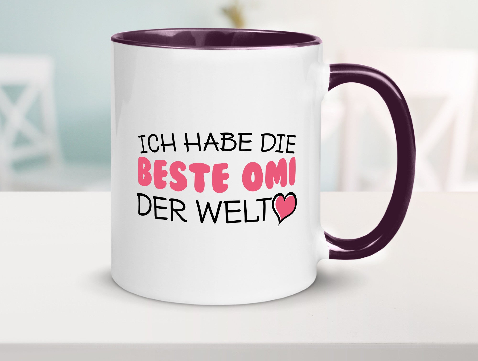 Beste Omi der Welt | Oma Tasse Geburtstag Muttertag lustig Familie Geschenkidee