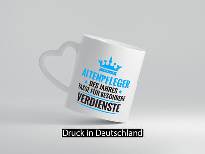 Besonderer Verdienst: Altenpfleger | Pflegepersonal lustiger Spruch Geschenk
