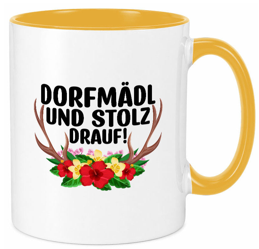 Dorfmädel und stolz drauf | Dorfkind Dorf v2 Geschenkidee Humor Tasse
