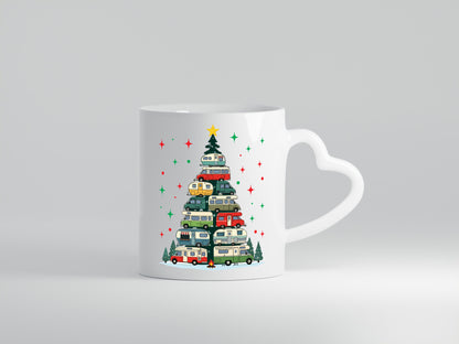 Camper | Camping Weihnachten Fahrzeuge Baumlichter v2 lustig Humor Geschenkidee