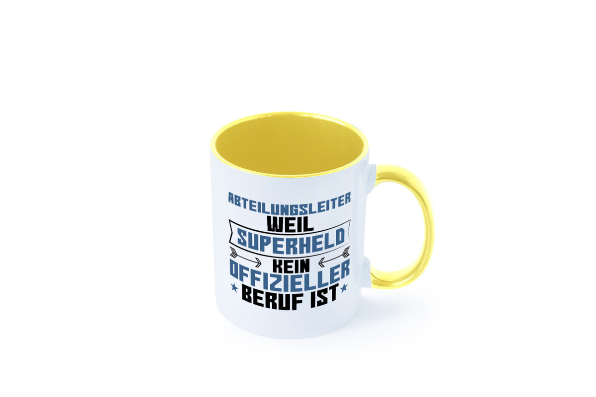 Superheld Abteilungsleiter| Führungskraft Geschenkidee Humor Tasse