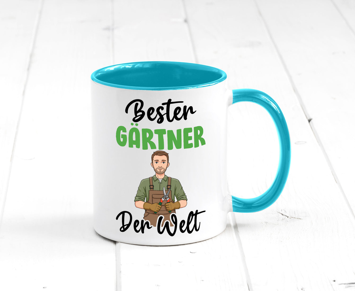 Bester Gärtner | Gartenbau v2 Geschenk Humor Geschenkidee lustiger Spruch Tasse