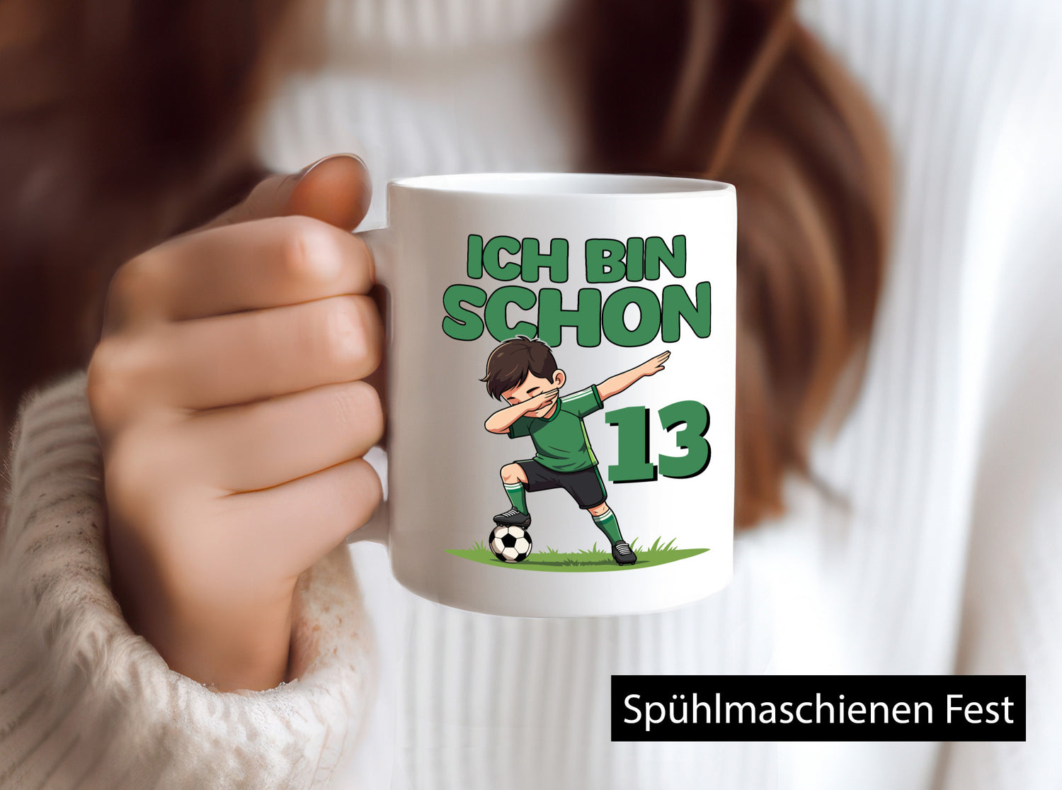 13. Geburtstag | 13 Jahre Fußballer lustiger Spruch Geschenk Geschenkidee Tasse