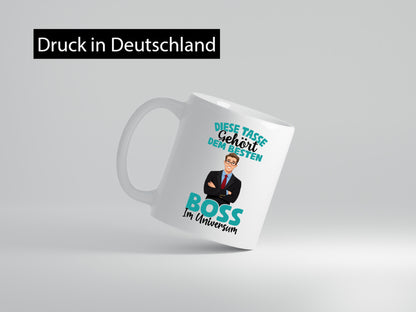 Im Universum: Boss | Führungskraft Vorgesetzter lustiger Spruch Geschenk Humor