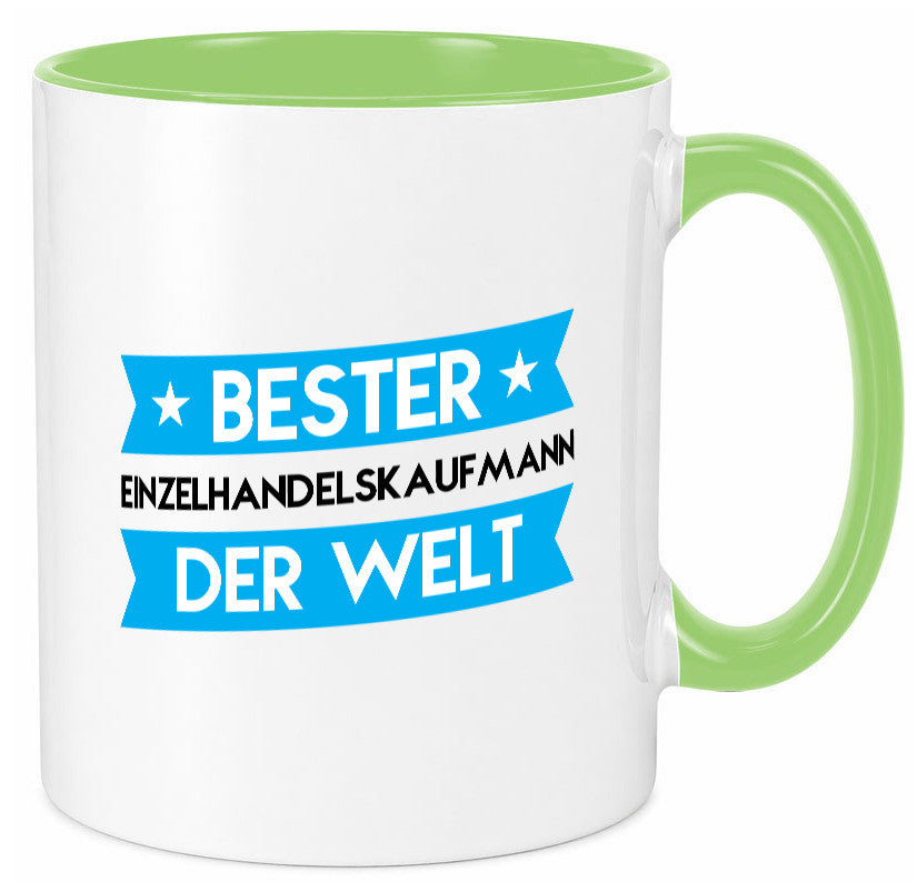 Bester Einzelhandelskaufmann | Einzelhandel Geschenk Humor Geschenkidee Tasse