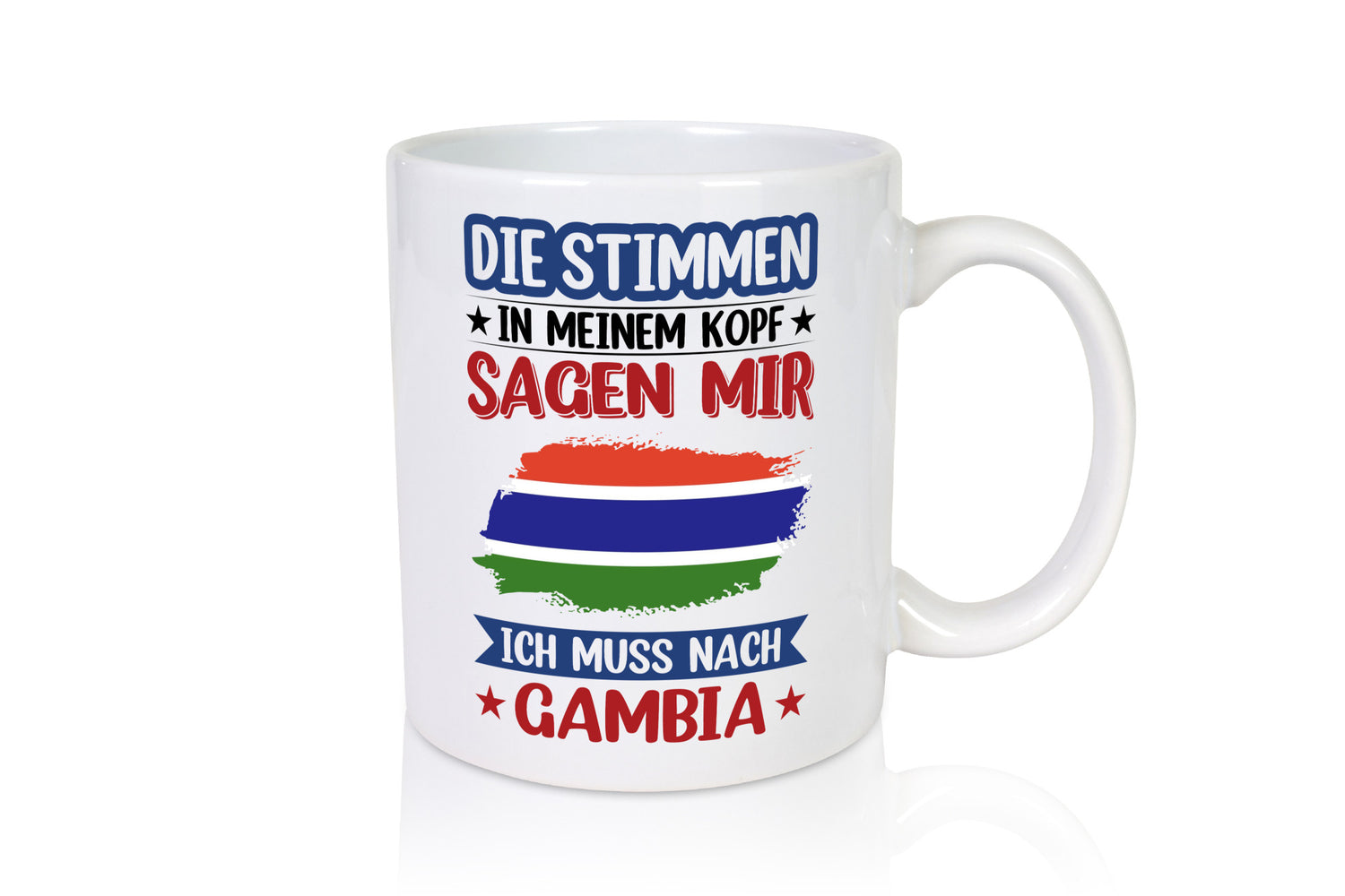 Gambia | Urlaub Stimmen in meinem Kopf Traumland lustig Humor Geschenkidee