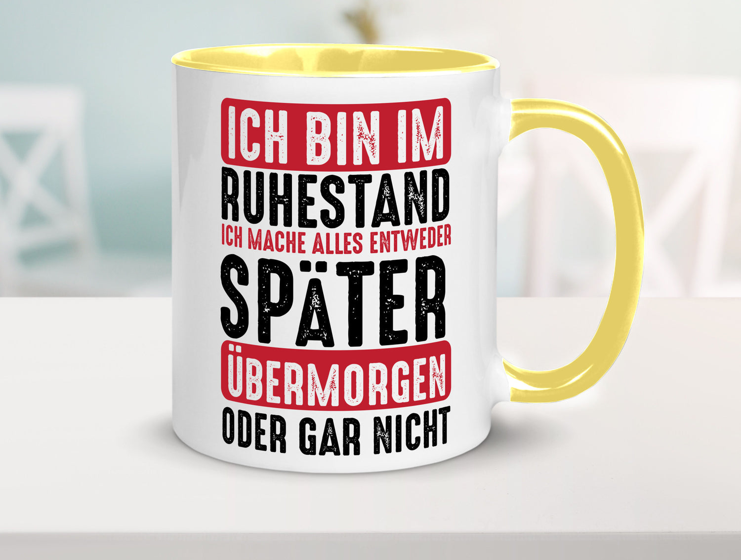 Ich mache alles später oder gar nicht | Rentner Ruhestand Geschenkidee Jubiläum