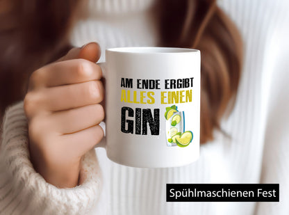 Gin | Spruch witzig Alkohol Geburtstag Tonic Geschenkidee Humor Tasse