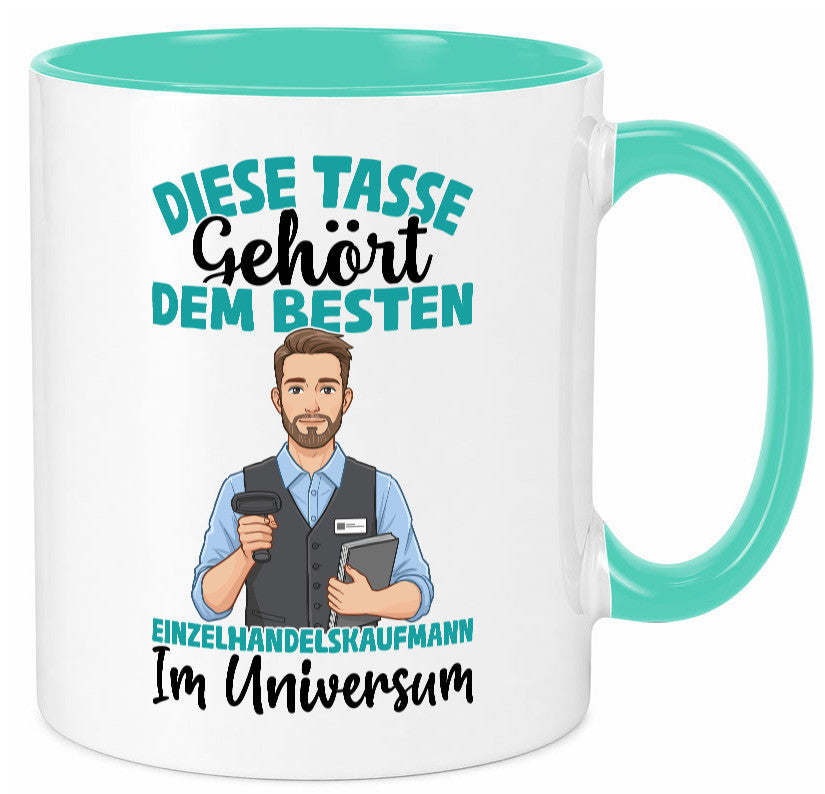 Im Universum: Einzelhandelskaufmann | Einzelhandel Geschenk Humor Geschenkidee Tasse