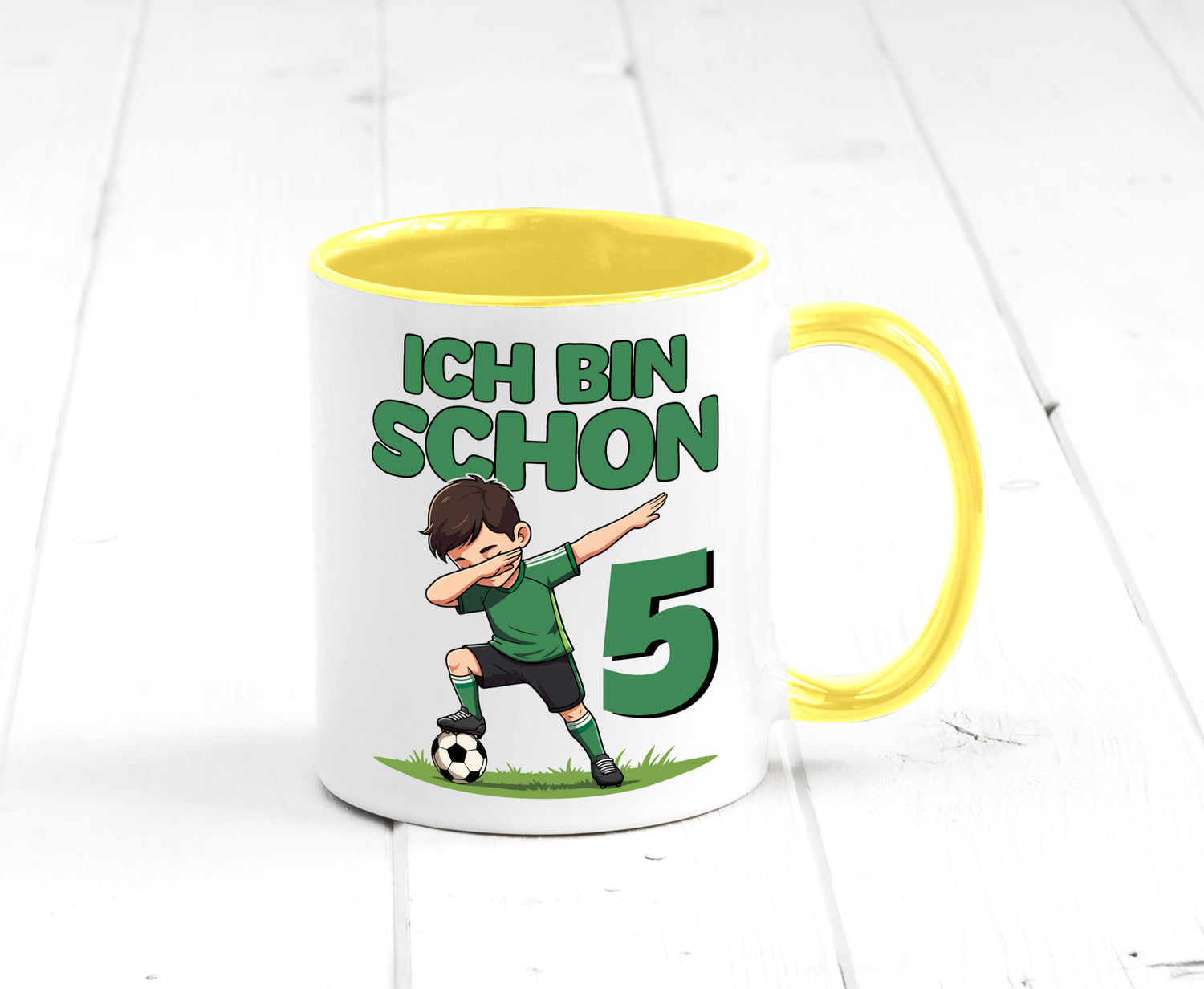 5. Geburtstag | 5 Jahre Fußballer lustiger Spruch Geschenk Geschenkidee Tasse