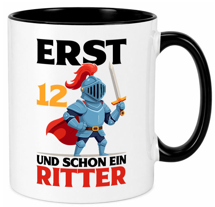 12. Geburtstag | 12 Jahre und schon ein Ritter lustig Geschenkidee Geschenk Tasse