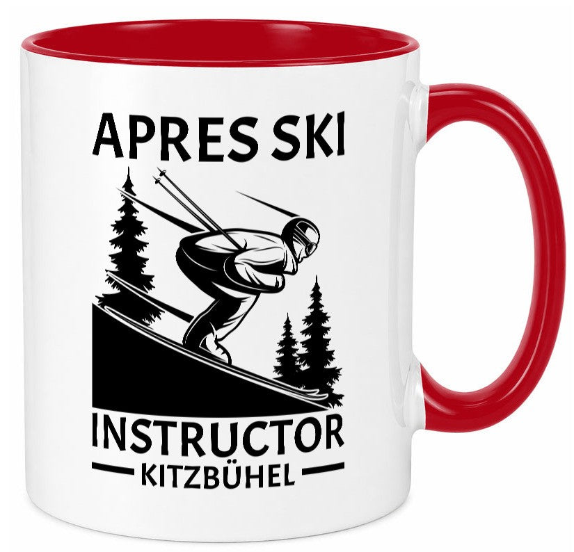 Apres Ski Instructor Kitzbühel | Skifahrer Geschenk Humor Geschenkidee lustiger Tasse