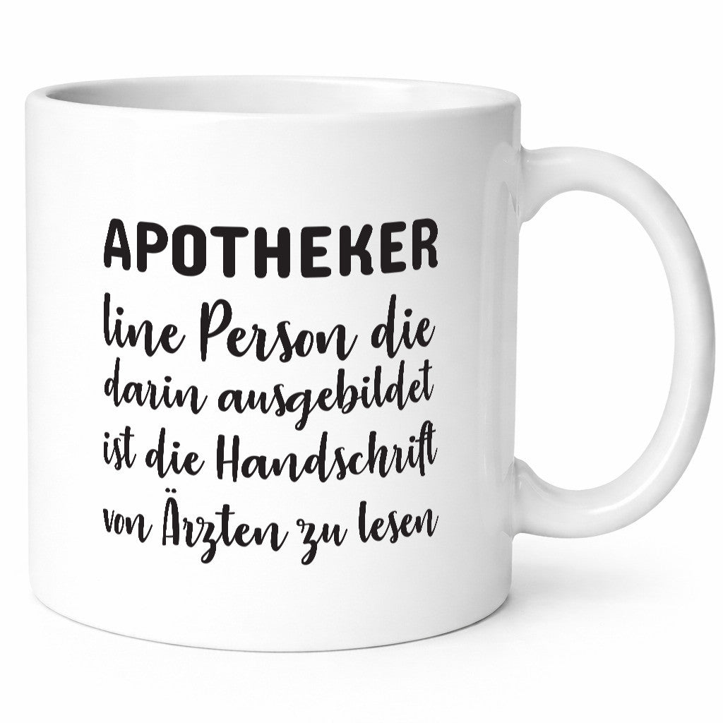 Apotheker Tasse | Apotheke Spruch Beruf Definition Humor Arbeit Kollegen Büro