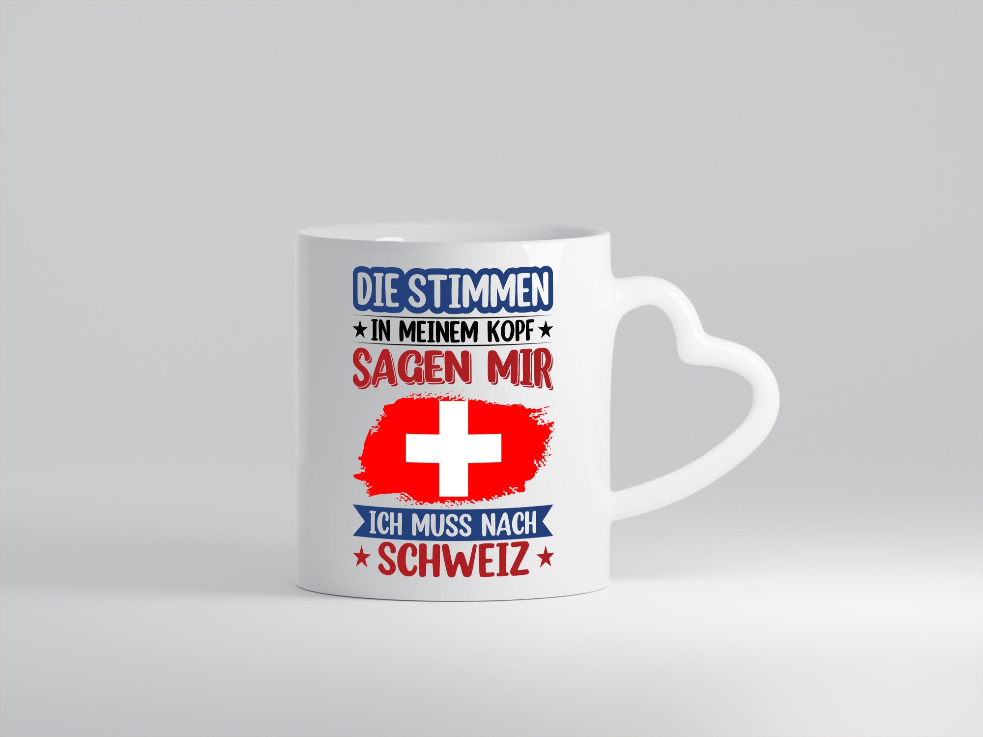 Schweiz | Urlaub Stimmen in meinem Kopf Traumland v2 lustig Humor Geschenkidee