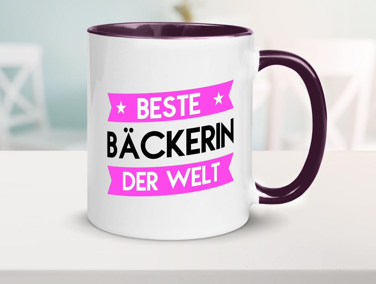 Beste Bäckerin | Bäckerei Frauen Backen lustig Humor Geschenkidee Geschenk Tasse