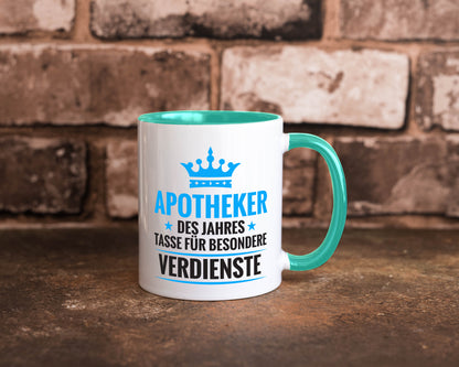 Besonderer Verdienst: Apotheker | Apotheke Pharmazie lustiger Spruch Geschenk