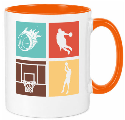 Basketball | Sportfan Slam Dunk Teamplayer NBA Humor Geschenkidee Tasse