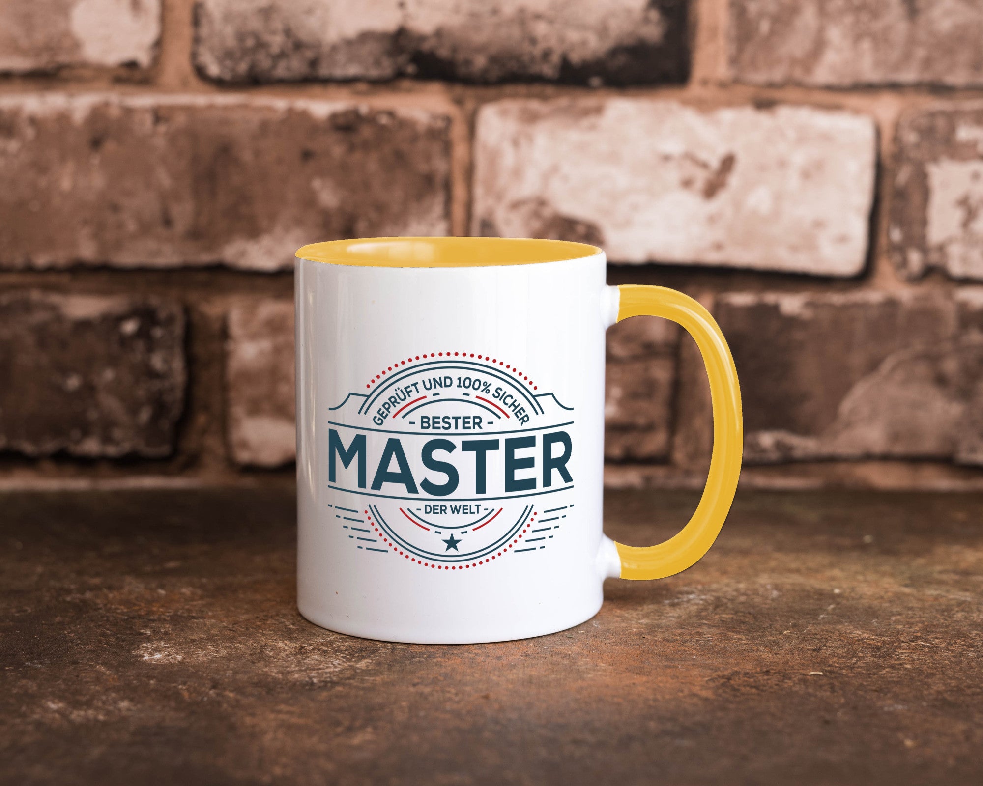 Geprüft und sicher: Master | Universität Student lustig Humor Geschenkidee