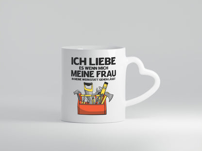 Ich liebe meine Frau | Werkstatt Werkzeug Handwerker v2 Geschenk Humor