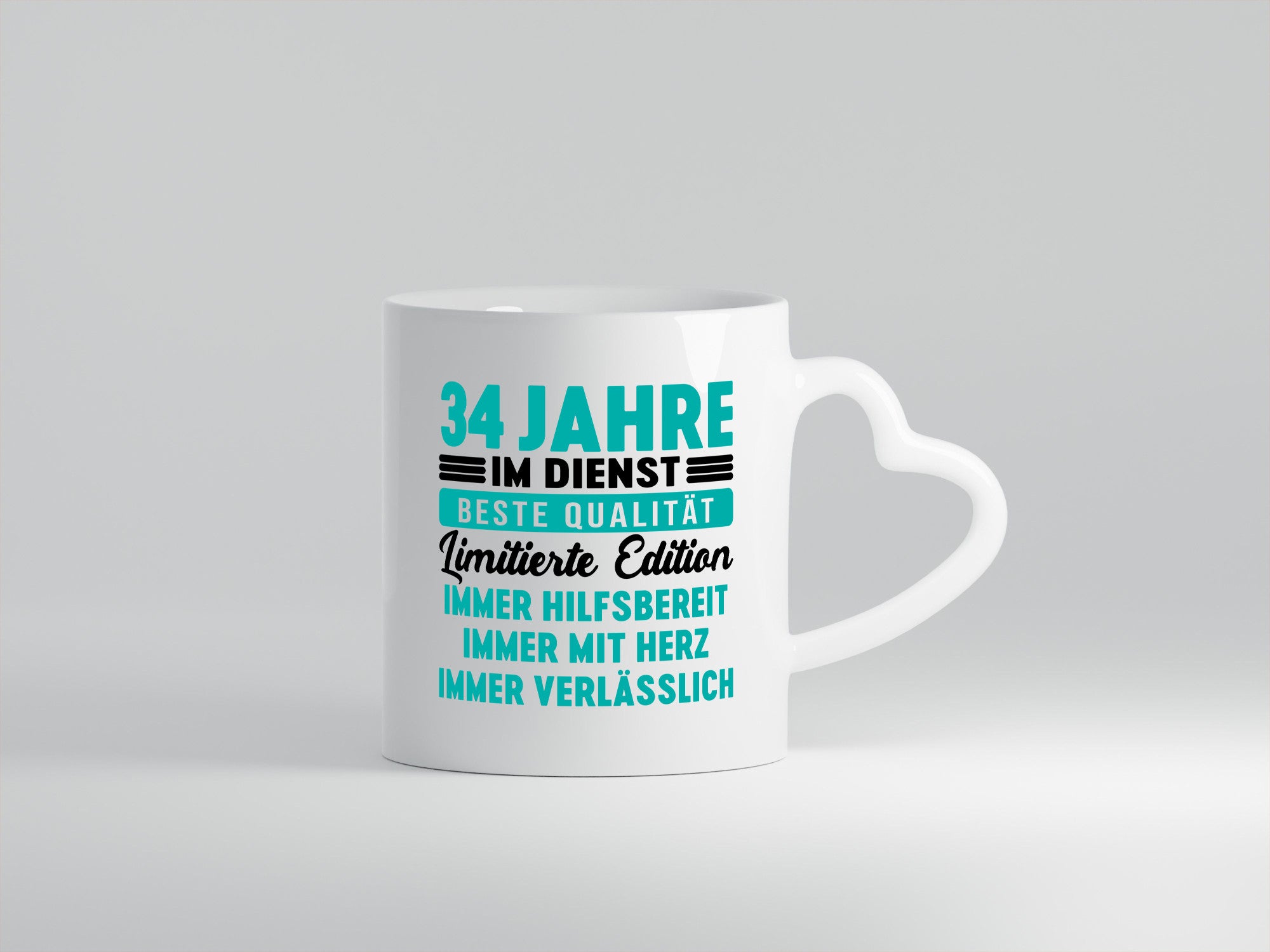 34 Jahre im Dienst | Jubiläum Arbeit v5 Geschenk Kollegen Büro lustiger Spruch