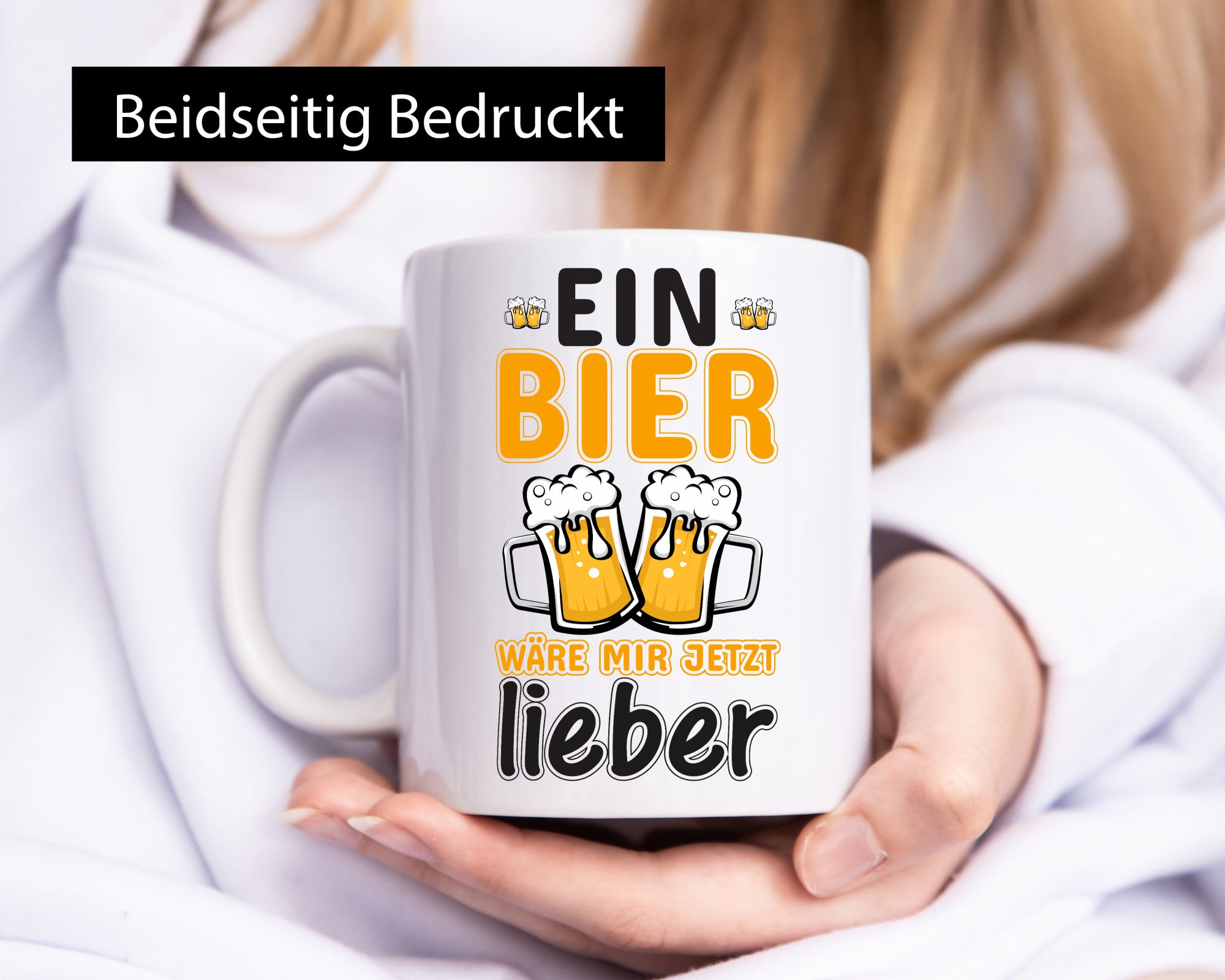 Bier wäre mir lieber | Biertrinker Tasse Humor Geschenk Geschenkidee lustiger