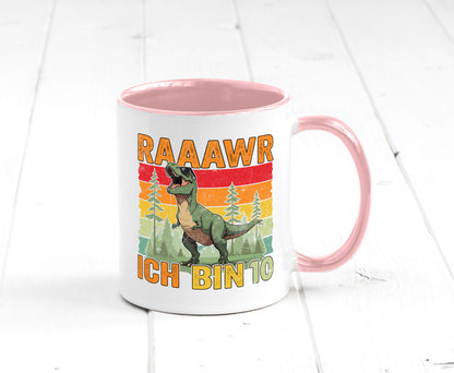 10. Geburtstag | 10 Jahre rarrrr ich bin Dinosaurier lustig Geschenkidee
