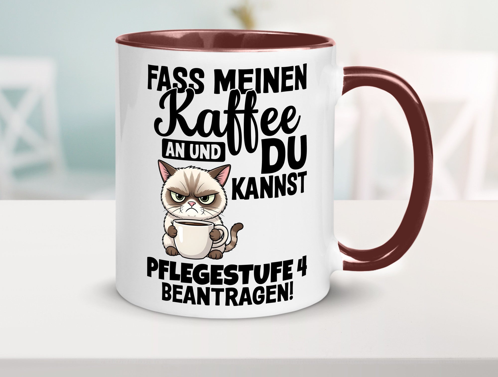 Fass meinen Kaffee an | Pflegestufe 4 Krankenschwester v3 Geschenkidee Humor
