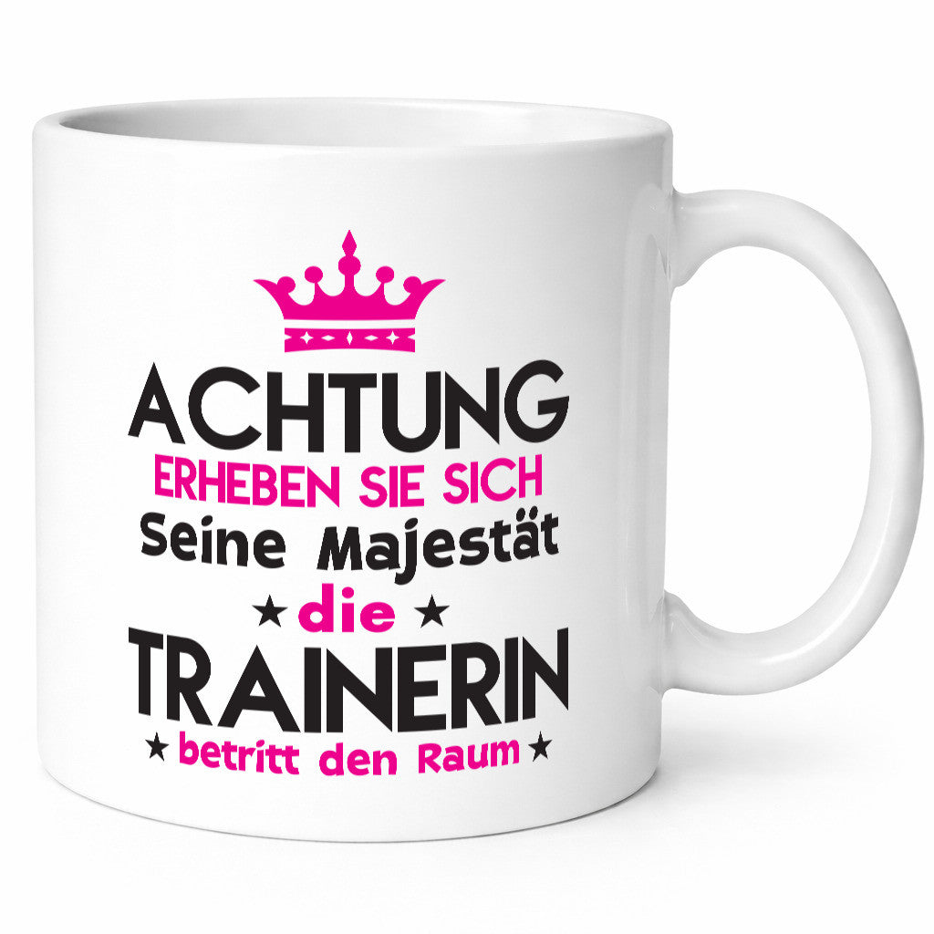 Seine Majestät Trainerin | Sportverein Humor Geschenkidee Tasse