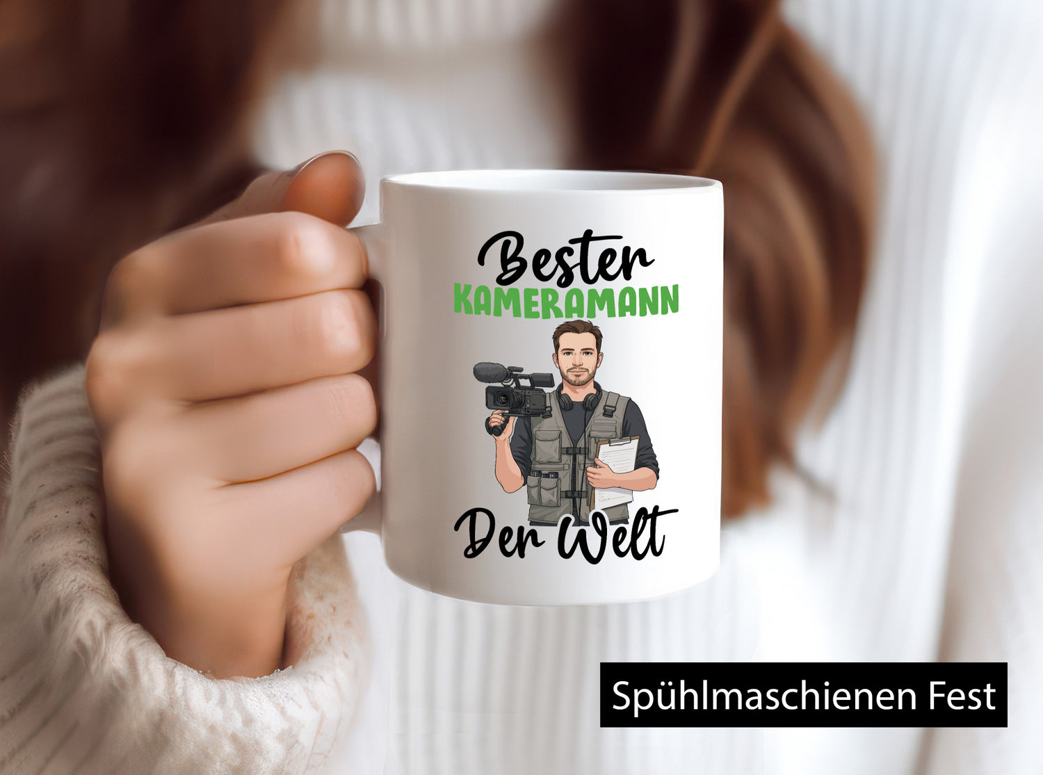 Bester Kameramann | Kamera v2 lustig Humor Geschenkidee Geschenk Tasse
