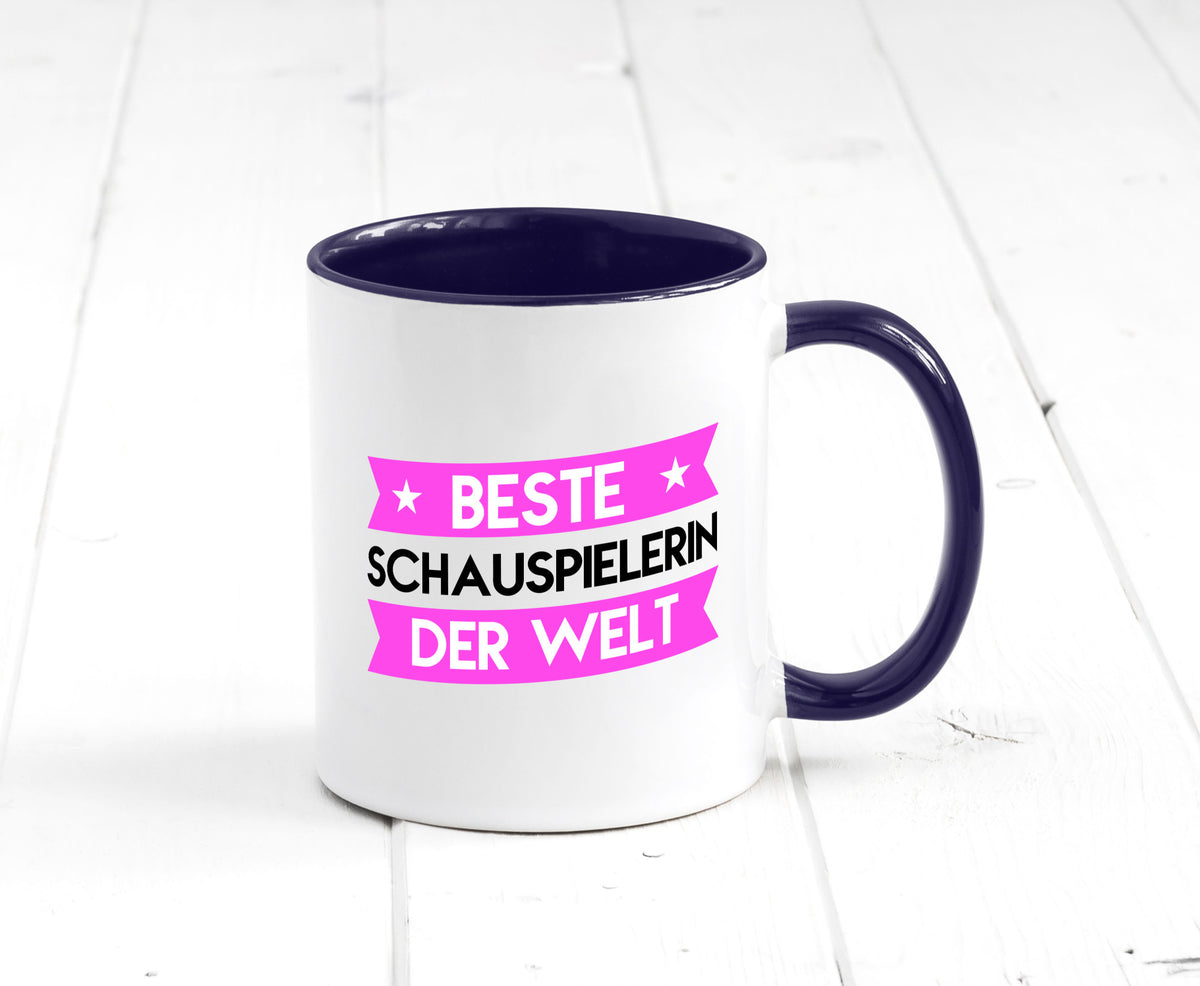 Beste Schauspielerin | Theater lustiger Spruch Geschenk Humor Geschenkidee Tasse
