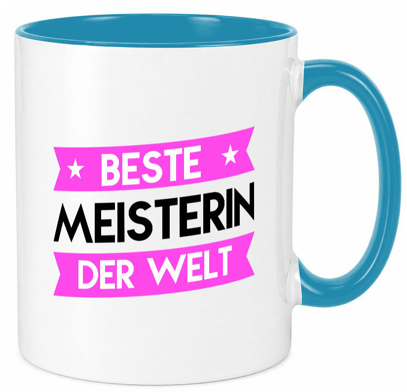 Beste Meisterin | Meisterbrief Geschenk Humor Geschenkidee lustiger Spruch Tasse