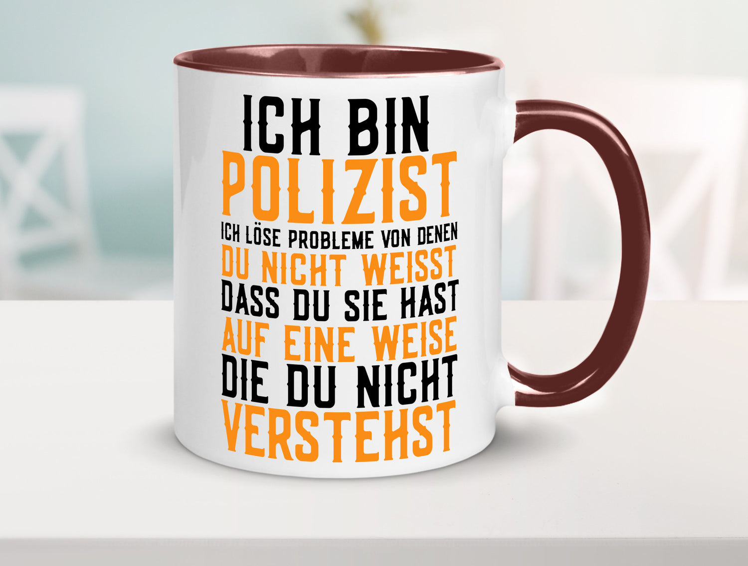 Ich bin Polizist | Polizei Beruf Job lustiger Spruch Geschenk Arbeit Kollegen