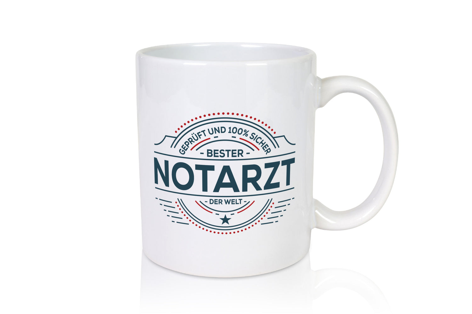 Geprüft und sicher: Notarzt | Arzt Geschenk Humor Geschenkidee lustiger Spruch