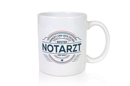 Geprüft und sicher: Notarzt | Arzt Geschenk Humor Geschenkidee lustiger Spruch