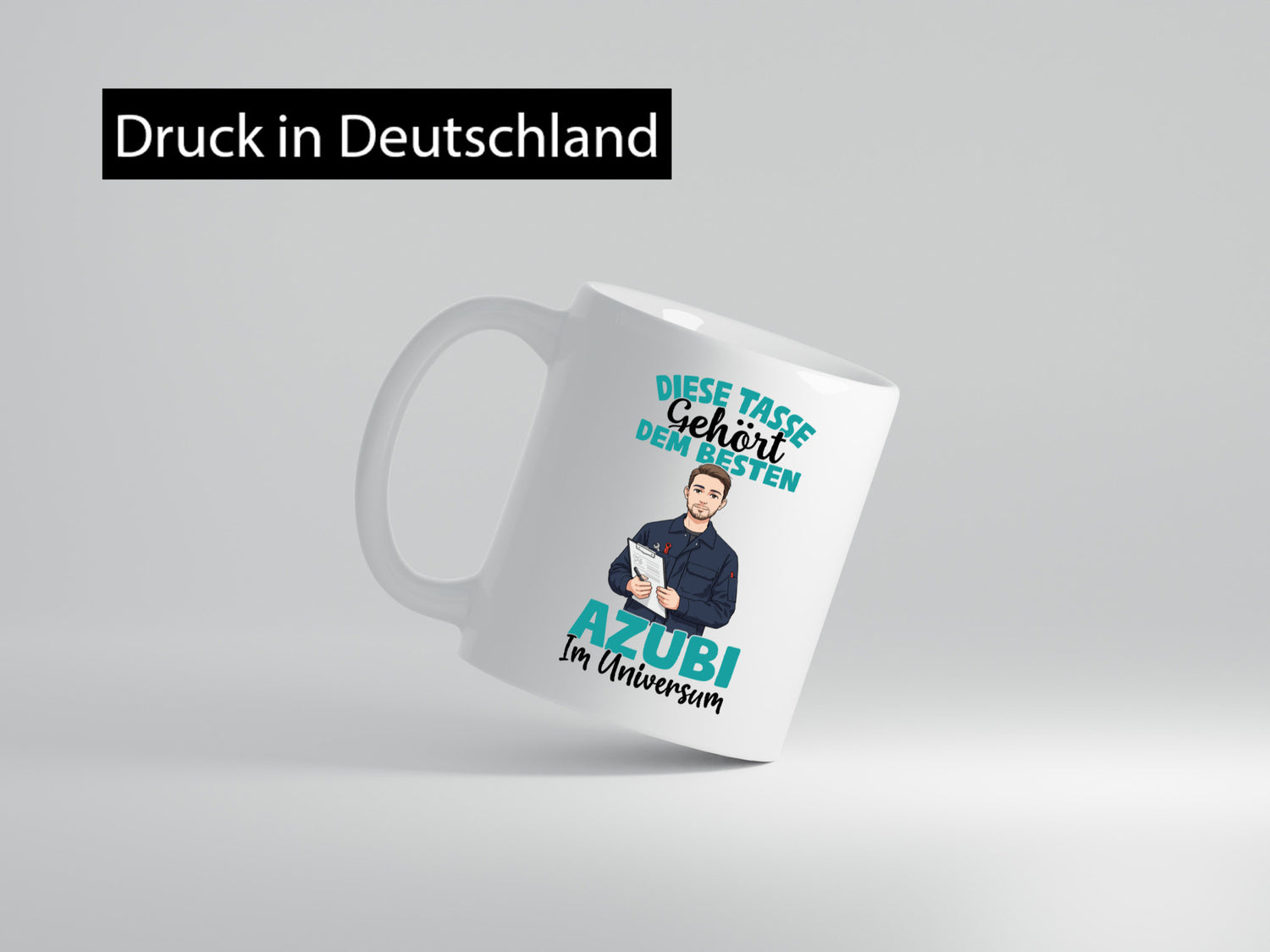 Im Universum: Azubi | Ausbildung Lehre Lehrling lustiger Spruch Geschenk Humor