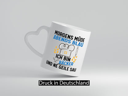 Morgens müde, abends blau – ich bin Bäcker und &